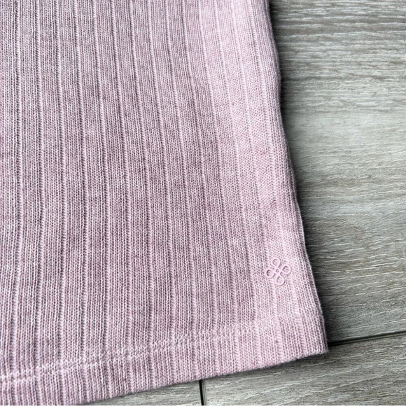 Shambhala Pink Waffle  Knit Sweatshirt Hoodie - Picture 10 of 15